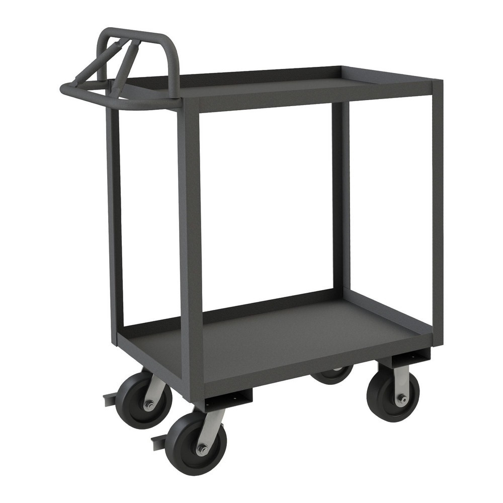 Durham RSCE-3048-2-3.6 Service Utility Cart: Steel, Gray