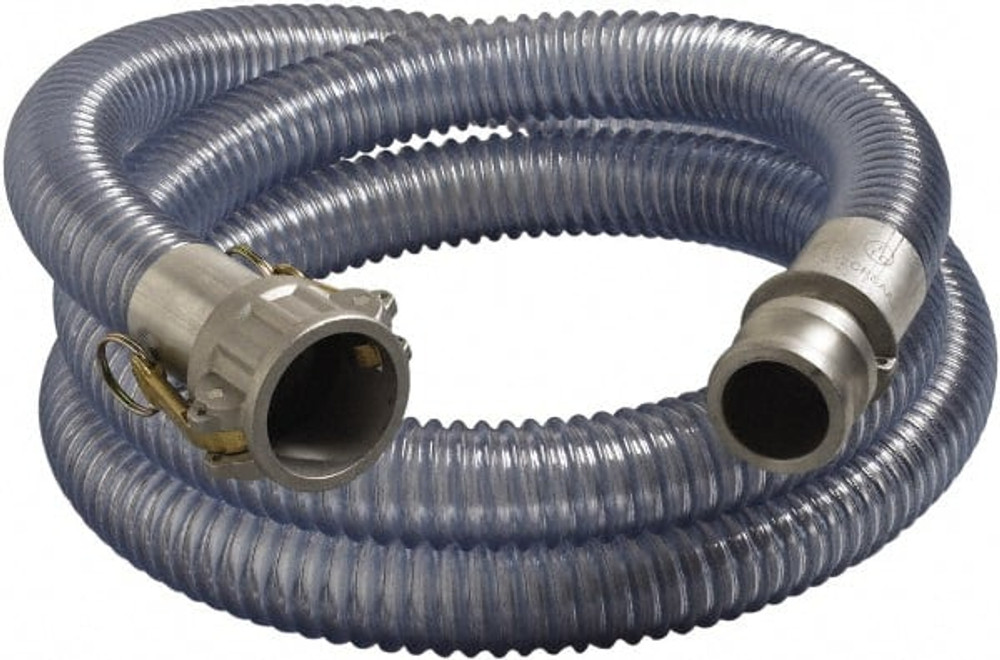 Continental ContiTech NTX300 Food & Beverage Hose: 3" ID, 3.58" OD, 1' Long