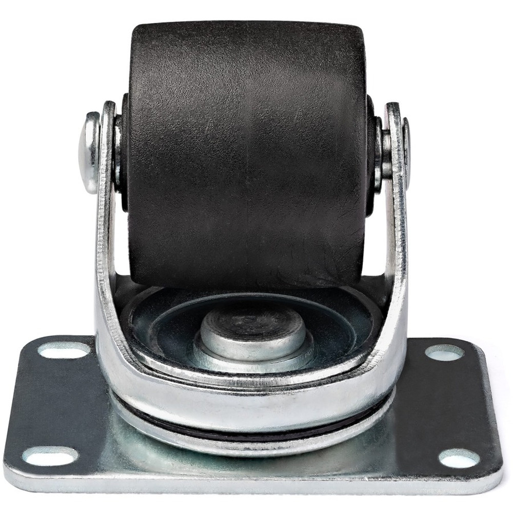 StarTech.com RKCASTER2 StarTech.com Heavy Duty Casters for Server Racks/Cabinets, Set of 4 Universal M6 2-inch Caster Wheels Kit, 45x75mm Pattern Casters, Swivel