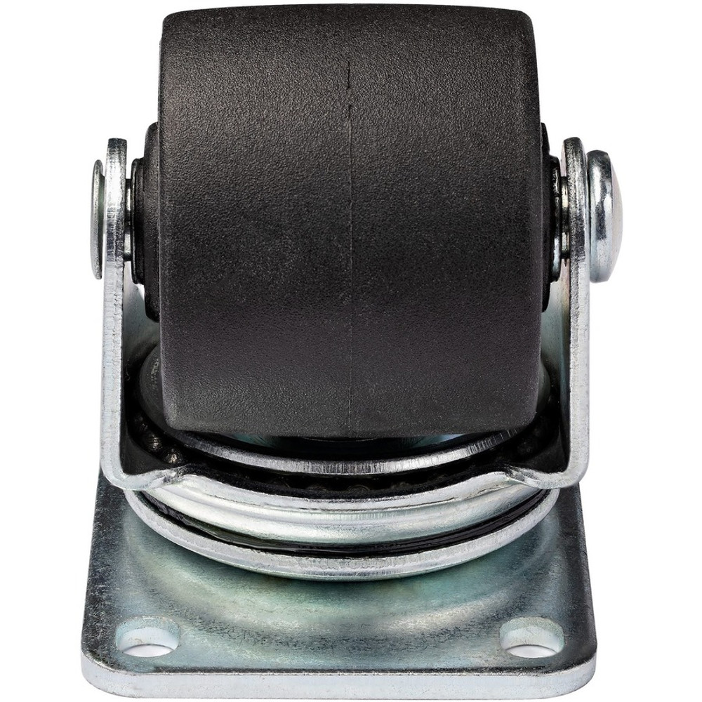 StarTech.com RKCASTER2 StarTech.com Heavy Duty Casters for Server Racks/Cabinets, Set of 4 Universal M6 2-inch Caster Wheels Kit, 45x75mm Pattern Casters, Swivel