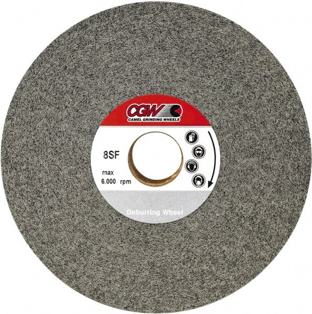 CGW Abrasives 70137 Deburring Wheel:  Density 9, Silicon Carbide