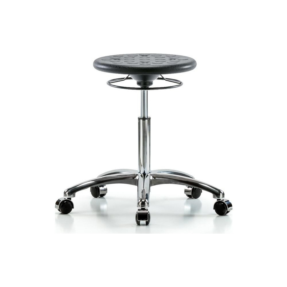 Blue Ridge Ergonomics MSC43398 Lab Stool: Polyurethane, 25" Seat Width, 25" Seat Depth