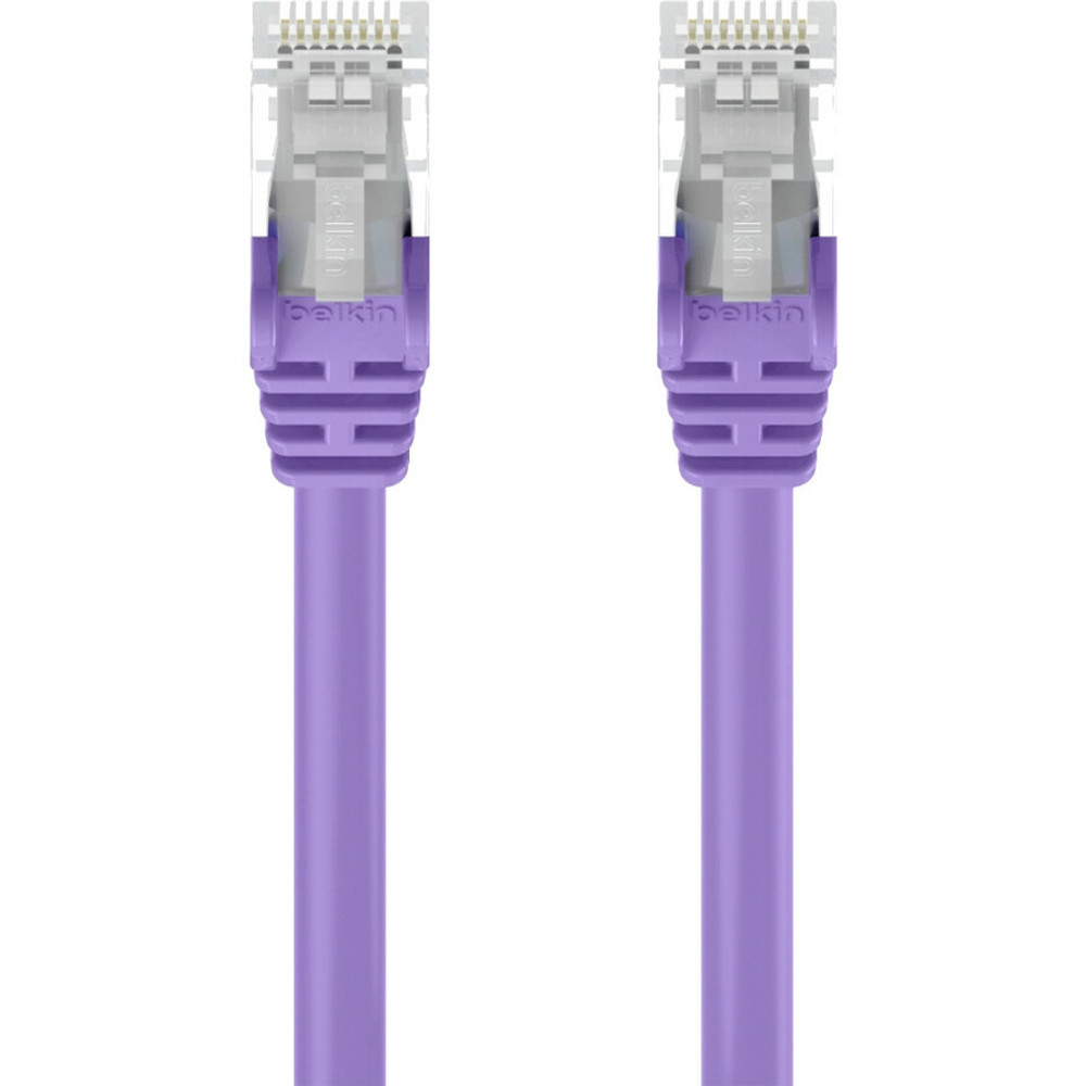 Belkin International, Inc Belkin A3L980-15-PUR-S Belkin RJ45 Category 6 Snagless Patch Cable