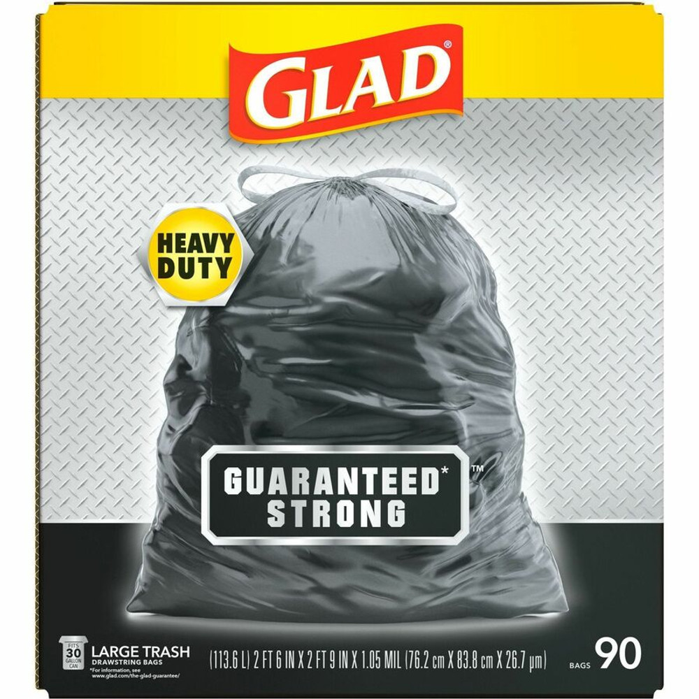 The Clorox Company Glad 78952PL Glad Large Drawstring Trash Bags