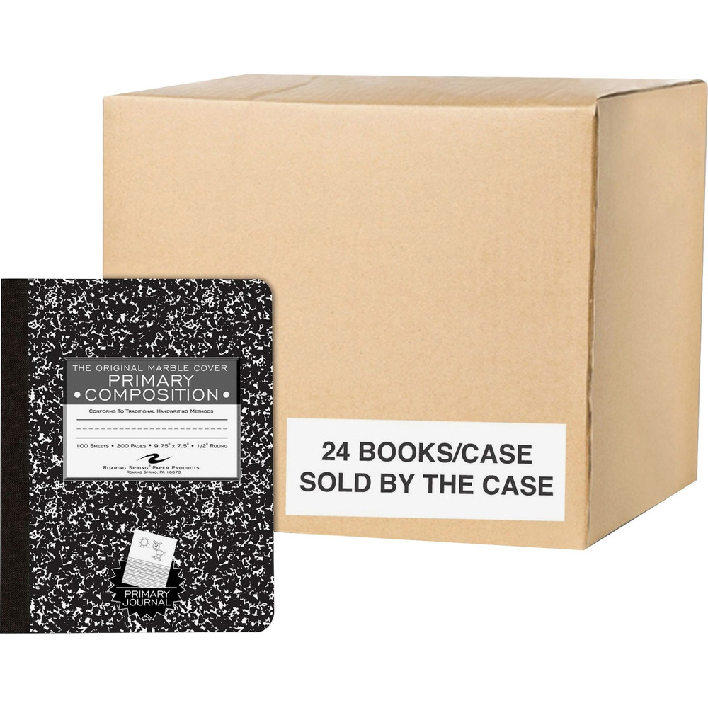 Roaring Spring Paper Products Roaring Spring 97228cs Roaring Spring Marble Comp Picture Story Notebook