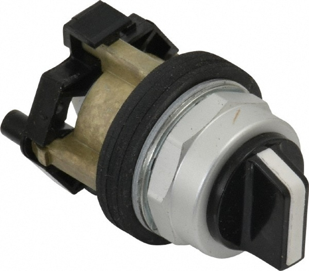 Eaton Cutler-Hammer HT8JUH1D Selector Switch Only: 3 Positions, Maintained (MA) - Maintained (MA) - Momentary (MO), Black Knob