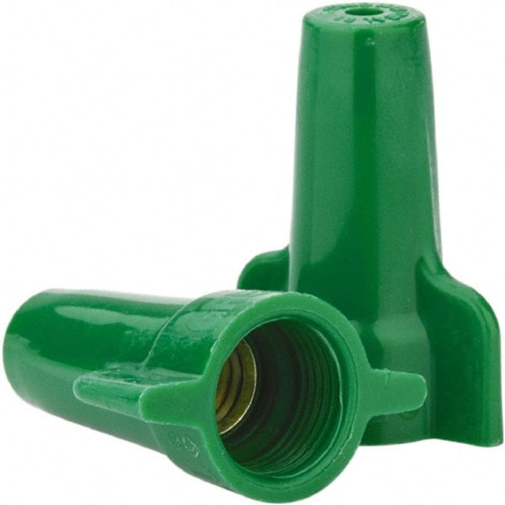 Ideal 30-092 Wing Twist-On Wire Connector: Green, Flame-Retardant, 2 AWG