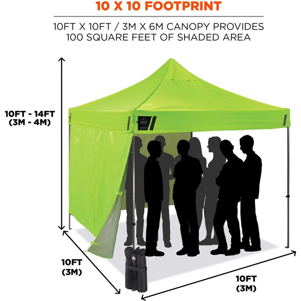 Tenacious Holdings, Inc Shax 12951 Shax 6051 Heavy-Duty Pop-Up Tent Kit - 10ft x 10ft / 3m x 3m