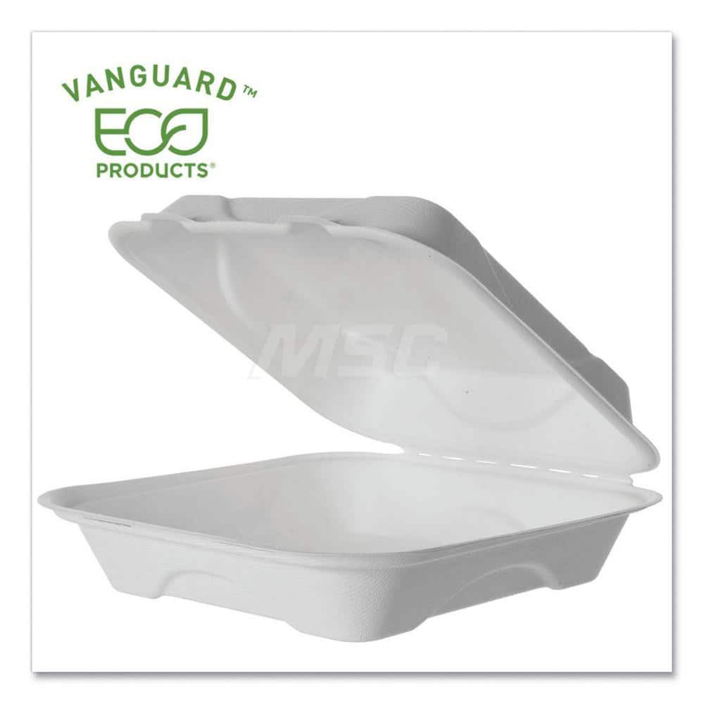 ECO PRODUCTS ECOEPHC91NFA Food Storage Container: Square, Flat Lid