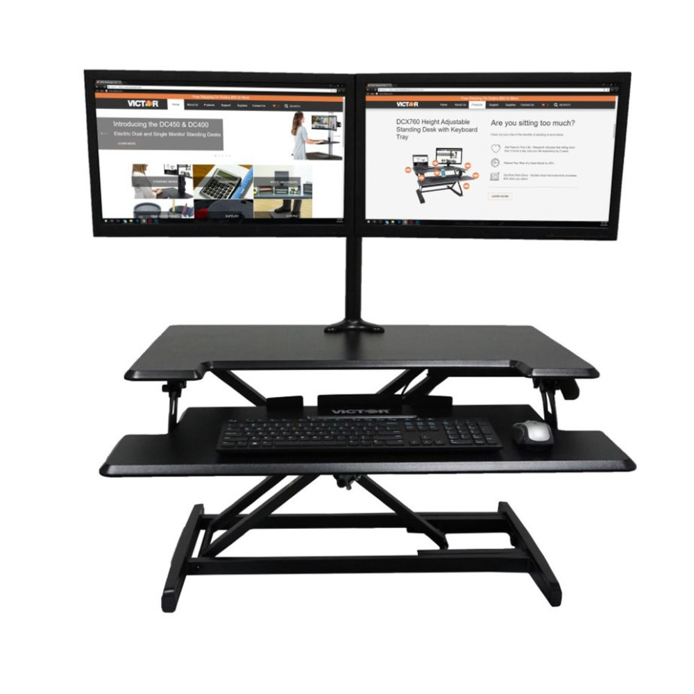 VICTOR TECHNOLOGY DCX610 Victor DCX610 36inW Compact Standing Desk Converter