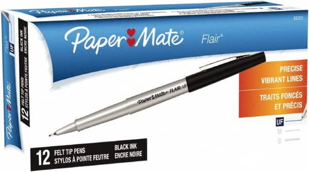 Paper Mate 8330152 Porous Point Pen: Ultra Fine Tip, Black Ink