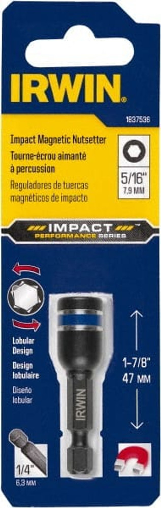 Irwin IWAF342516 Power Screwdriver Bit: 5/16" Hex Drive