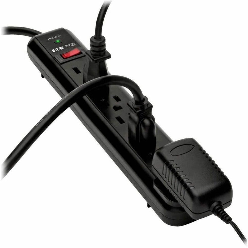 Tripp Lite by Eaton Tripp Lite series TLP712B Eaton Tripp Lite Series Protect It! 7-Outlet Surge Protector, 12 ft. Cord, 1080 Joules, Diagnostic LED, Black Housing