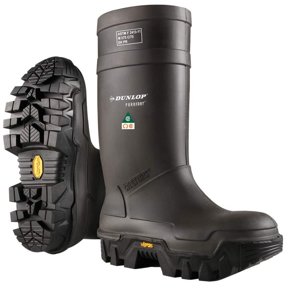 Dunlop Protective Footwear E902033-15 Boots & Shoes; Footwear Type: Work Boot ; Footwear Style: Gumboot ; Gender: Men ; Men's Size: 15 ; Upper Material: Purofort ; Outsole Material: Purofort