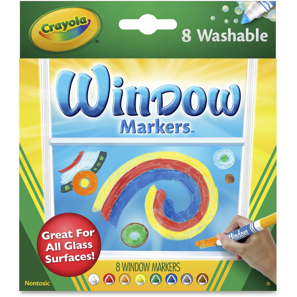 Crayola, LLC Crayola 58-8165 Crayola Washable Window Markers
