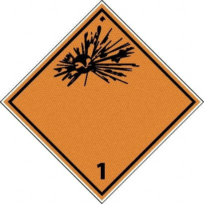 AccuformNMC 25 Qty 1 Pack Blank - No Legend DOT Shipping Label DL155AP