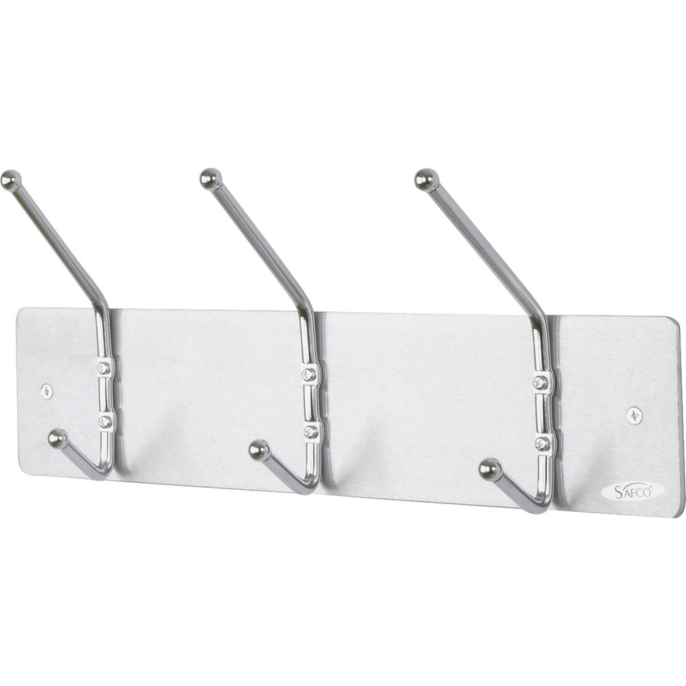 Safco Products Safco 4161 Safco 3-Hook Contemporary Steel Coat Hooks