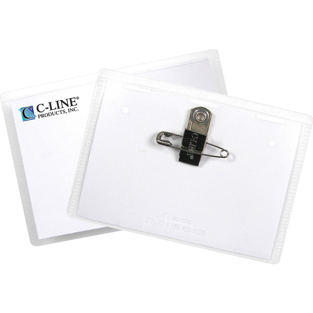 C-Line Products, Inc C-Line 95743 C-Line Clip/Pin Combo Style Name Badges