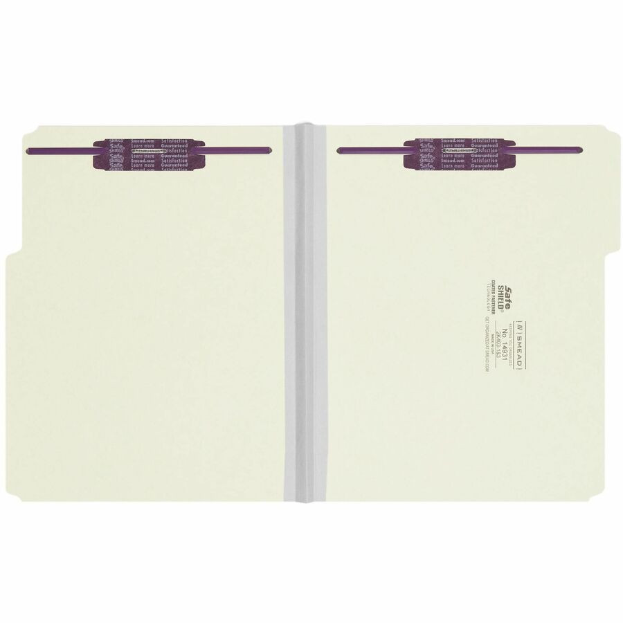 Smead Manufacturing Company Smead 14931 Smead 1/3 Tab Cut Letter Recycled Fastener Folder