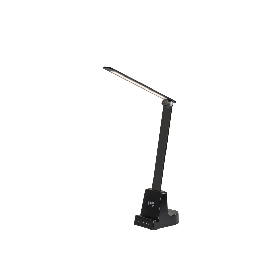 ADESSO INC SL4922-01 Adesso Simplee Cody AdessoCharge LED Desk Lamp, 24-1/2inH, Black