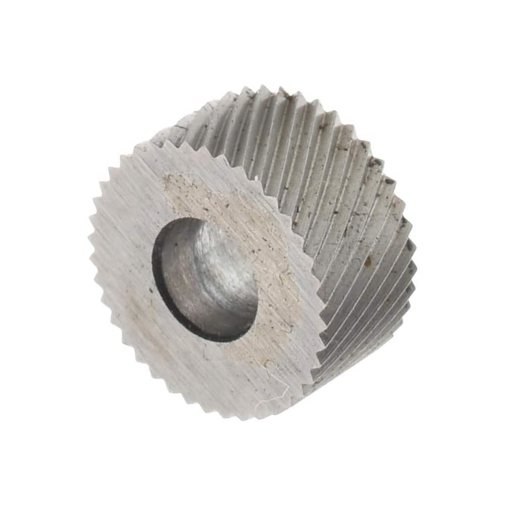 MSC BPL-128 Standard Knurl Wheel: 5/16" Dia, 80 ° Tooth Angle, Diagonal, High Speed Steel