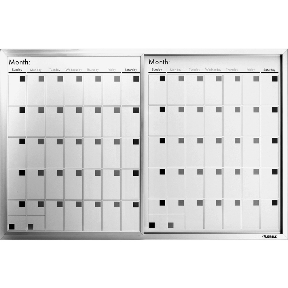 Lorell 52503 Lorell Magnetic Dry-Erase Calendar Board