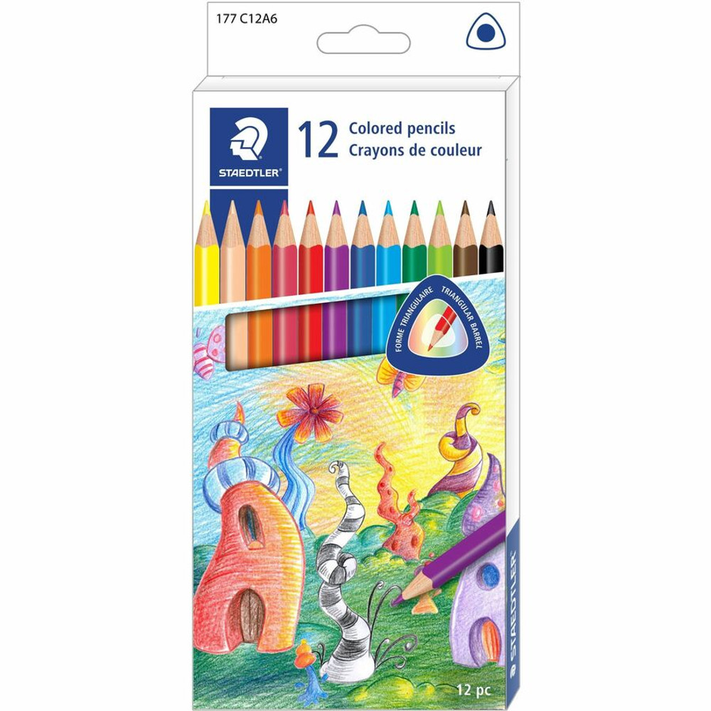 Staedtler Inc. Staedtler 177C12 Staedtler Triangular Colored Pencils