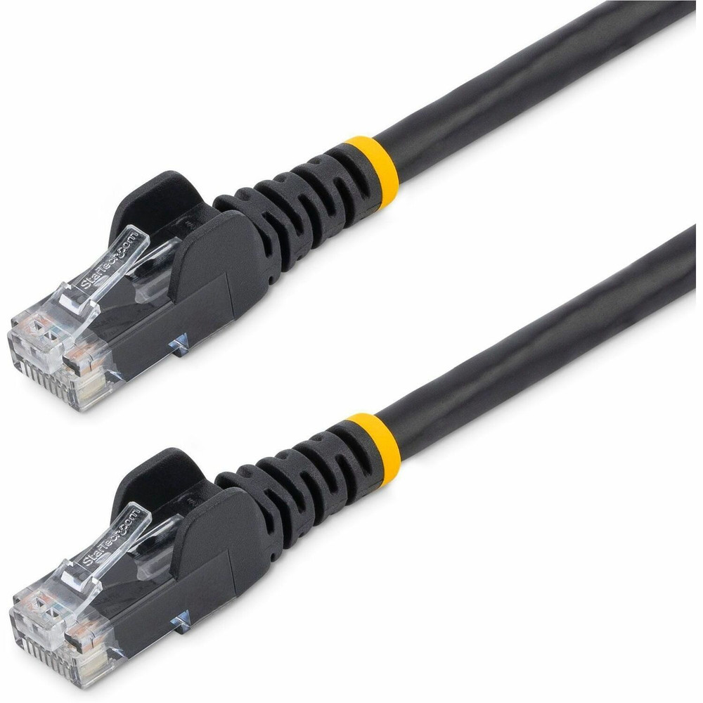 StarTech.com N6PATCH7BK StarTech.com 7ft CAT6 Ethernet Cable - Black Snagless Gigabit - 100W PoE UTP 650MHz Category 6 Patch Cord UL Certified Wiring/TIA