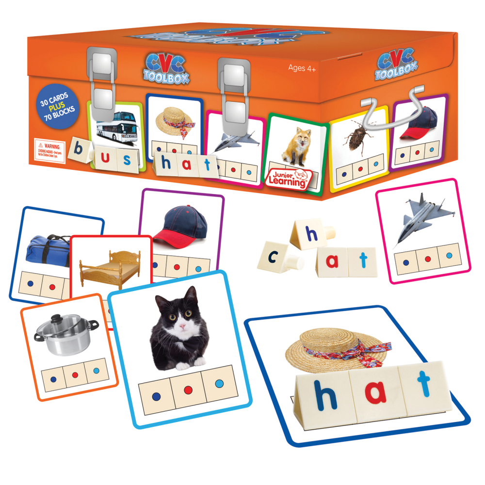 JUNIOR LEARNING, INC. Junior Learning JRL167  CVC Toolbox, Grades 1-3