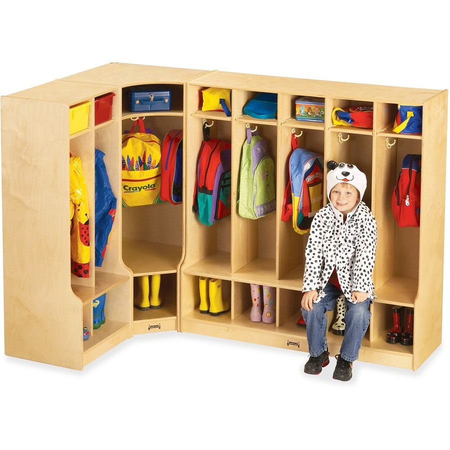 Jonti-Craft, Inc Jonti-Craft 6686JC Jonti-Craft Corner Step Coat Locker