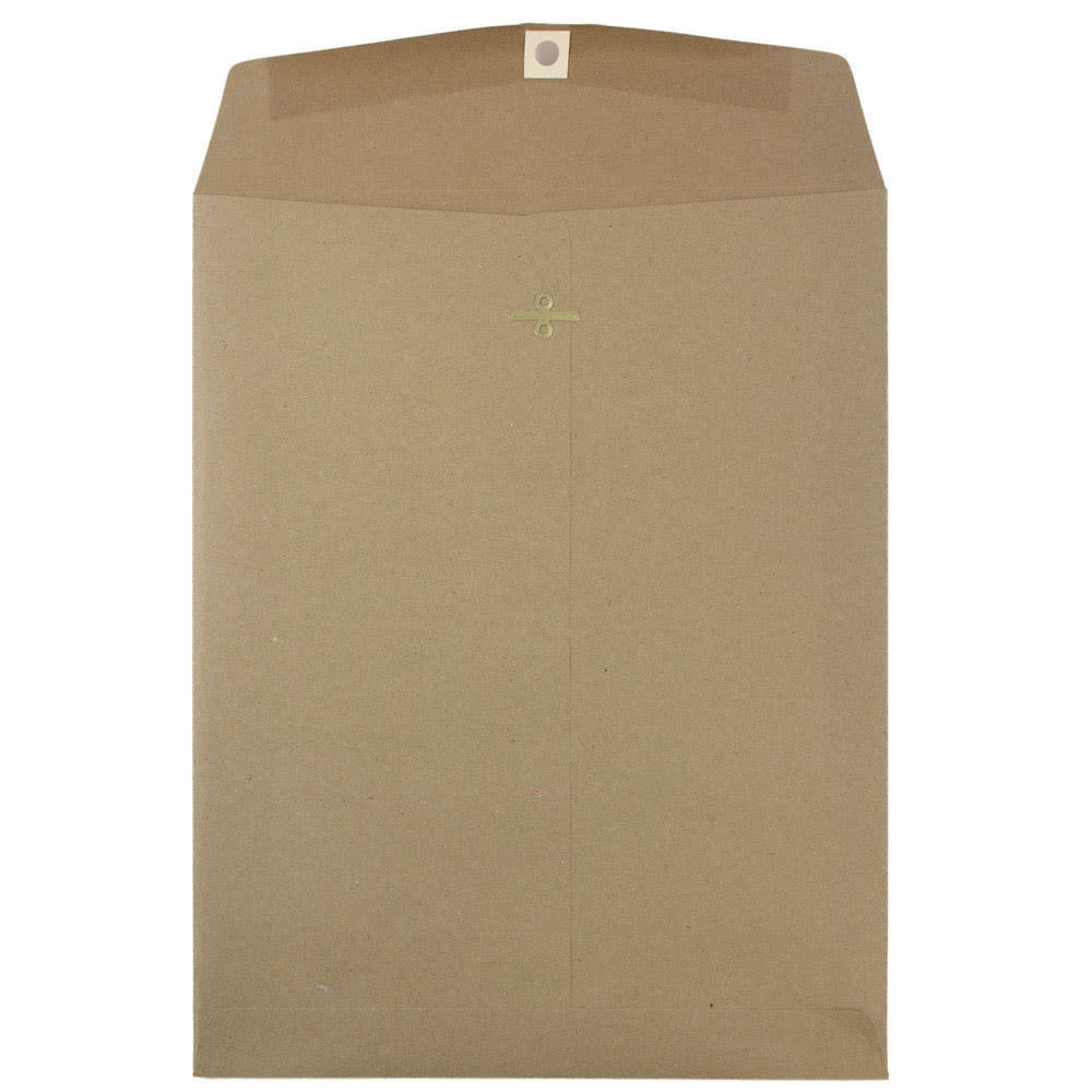 MEDLINE INDUSTRIES, INC. 563120854D JAM Paper Open-End 10in x 13in Manila Catalog Envelopes, Gummed Closure, Brown Kraft Paper Bag, Pack Of 10