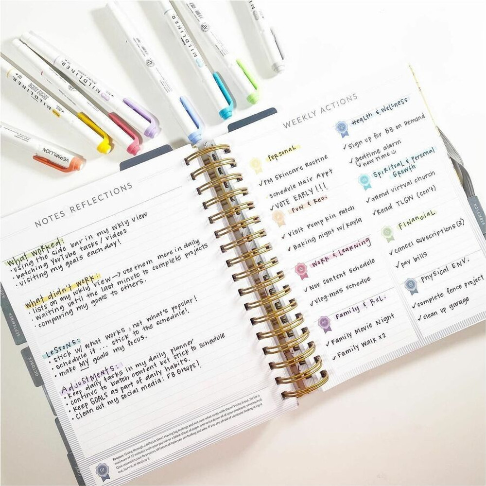 Zebra Pen Corporation Zebra Pen 78101 Zebra Pen Mildliner Double-ended Assorted Highlighter Set 10PK