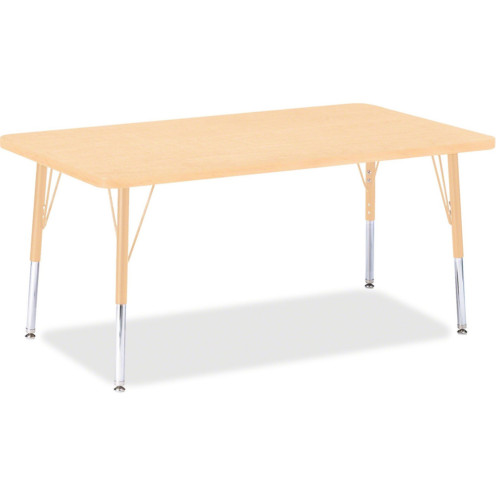Jonti-Craft, Inc Jonti-Craft 6473JCE251 Jonti-Craft Berries Elementary Maple Top/Edge Rectangle Table
