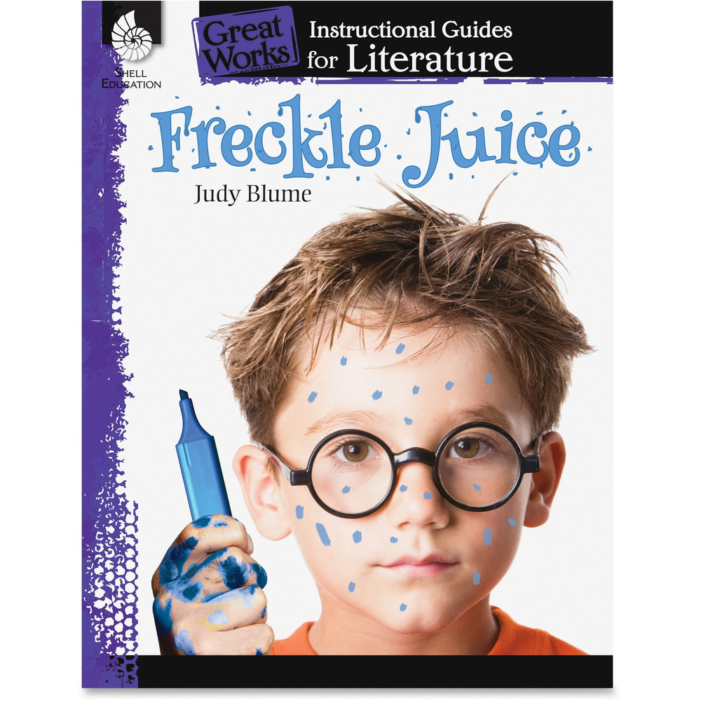 Shell Education 40110 Shell Education Grades 3-5 Freckle Juice Great Works Instructional Guides Printed Book by Judy Blume