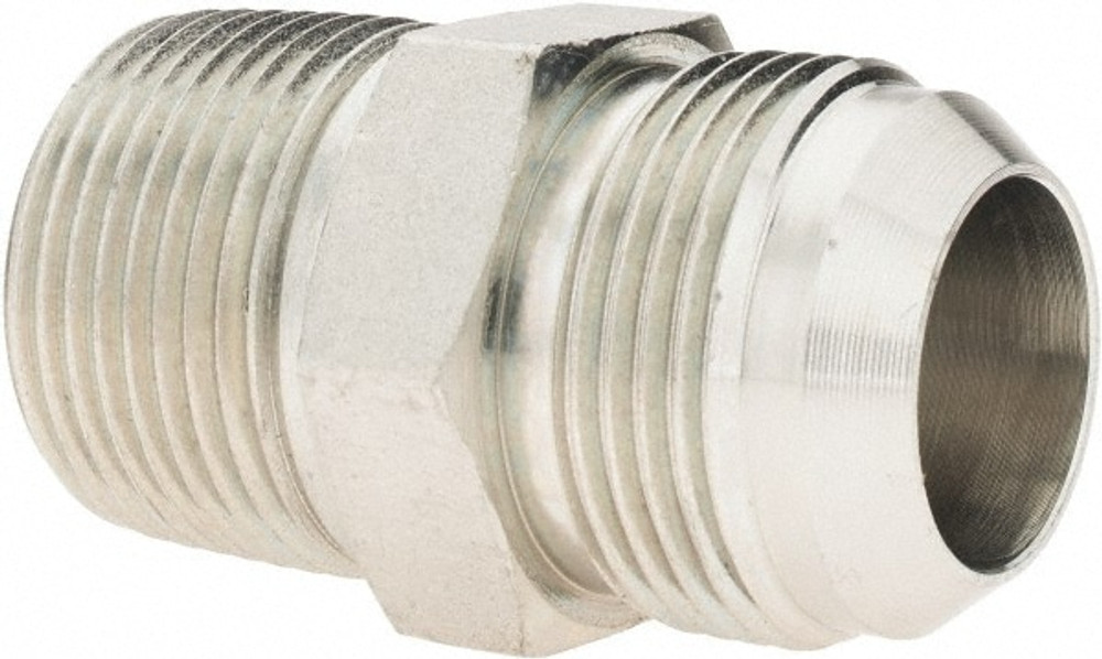 Brennan BD-10322 Steel Flared Tube Connector: 1" Tube OD, 1-5/16-12 x 1-11-1/2 Thread, 37 ° Flared Angle