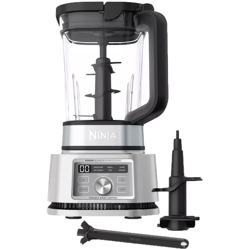 NINJA SS201  Foodi SS201 Power Pitcher 4-In-1 Blender And Food Processor, Silver