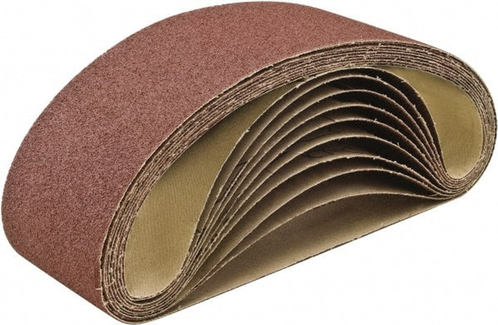 CGW Abrasives 61268 Abrasive Belt: 4" Wide, 36" Long, 120 Grit, Aluminum Oxide