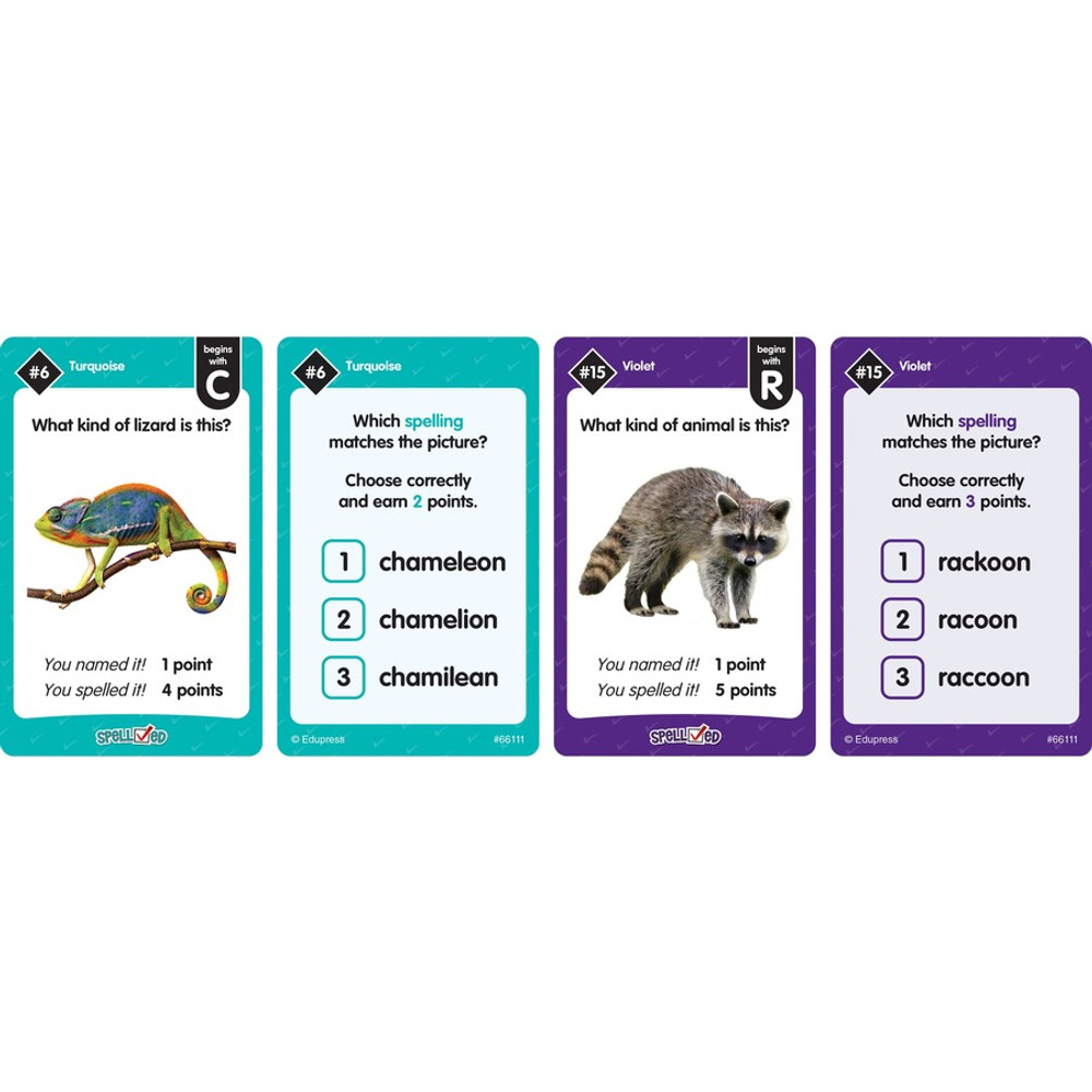 Teacher Created Resources EP66111 Teacher Created Resources SpellChecked Card Game