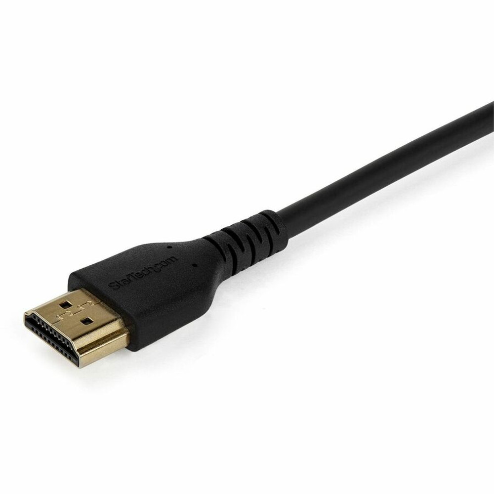 StarTech.com RHDMM1MP StarTech.com 1m Premium Certified HDMI 2.0 Cable with Ethernet - 3ft High Speed UHD 4K 60Hz HDR Durable Rugged Ultra HD HDMI Monitor Cord