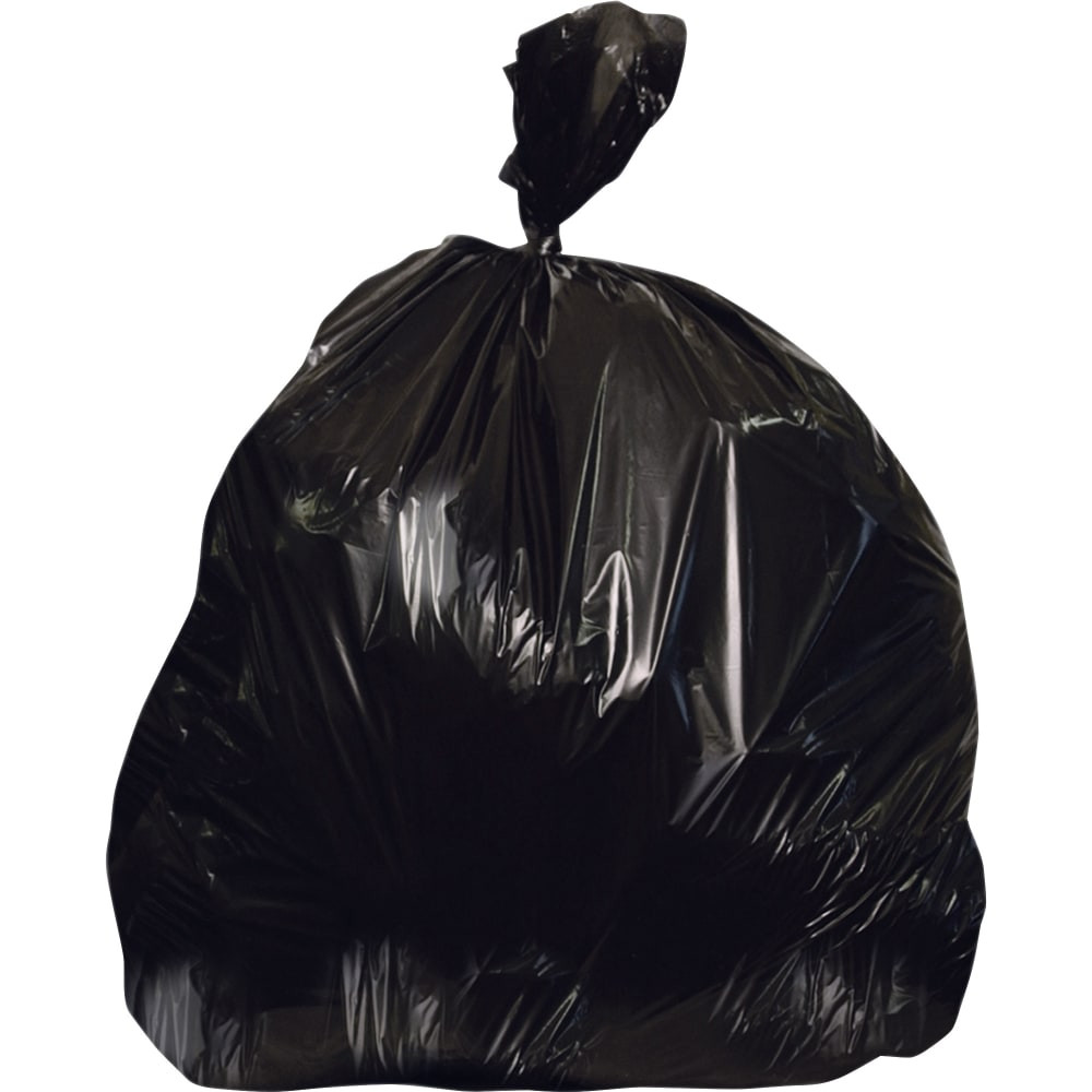 HERITAGE TRAVELWARE LTD H4832HK Heritage Linear Low Density Can Liners, 0.7-mil, 16 Gallons, 32in x 24in, Black, Case Of 500 Liners