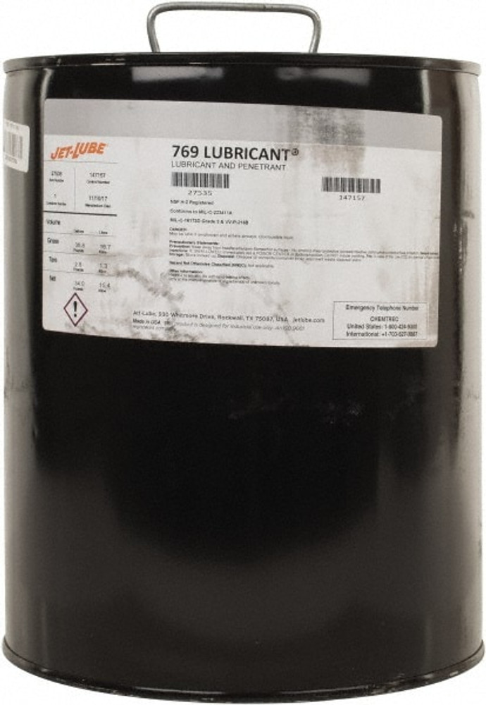 Jet-Lube 27535 Penetrant & Lubricant: 5 gal Pail