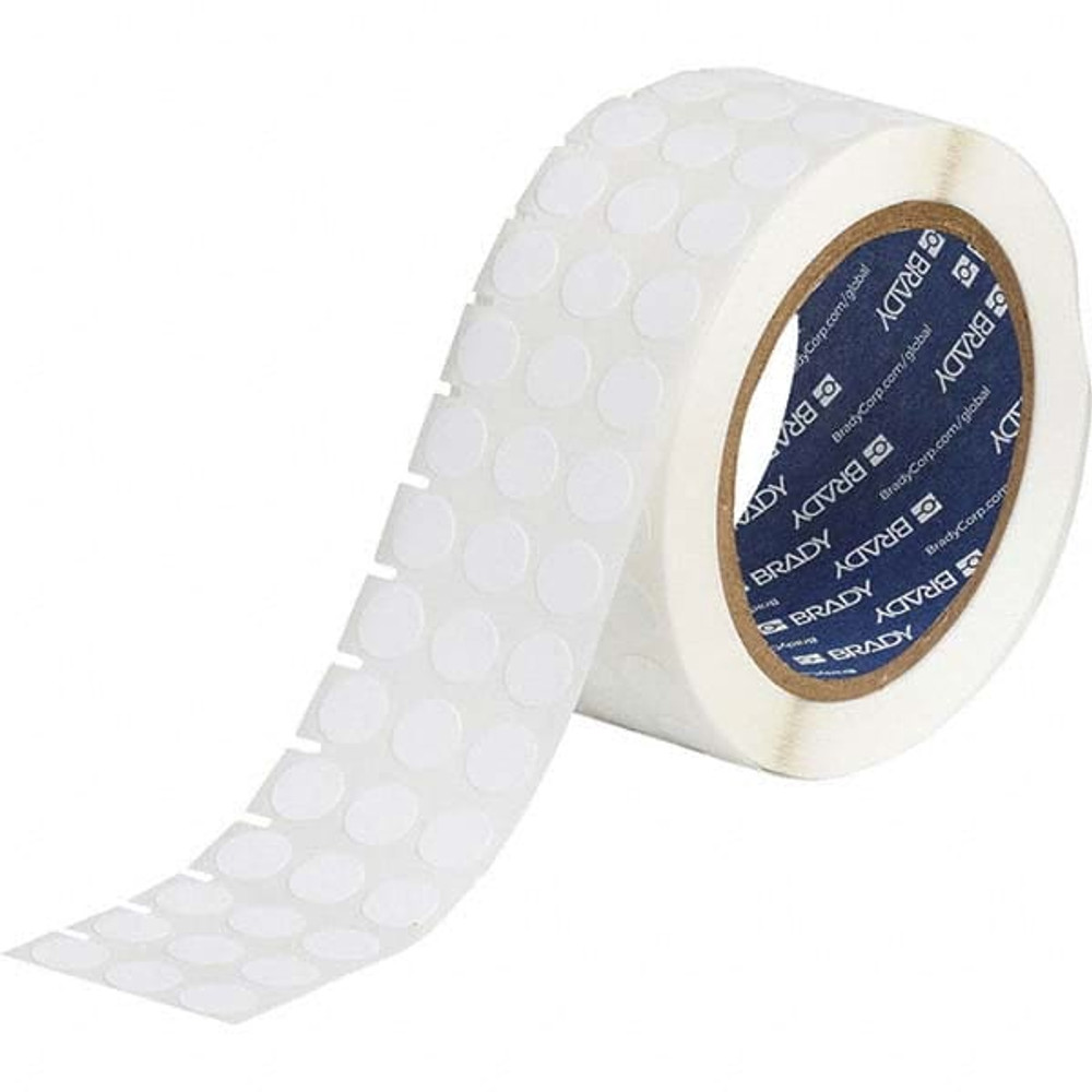 Brady 62376 Label Maker Label: White, Nylon, 3,000 per Roll