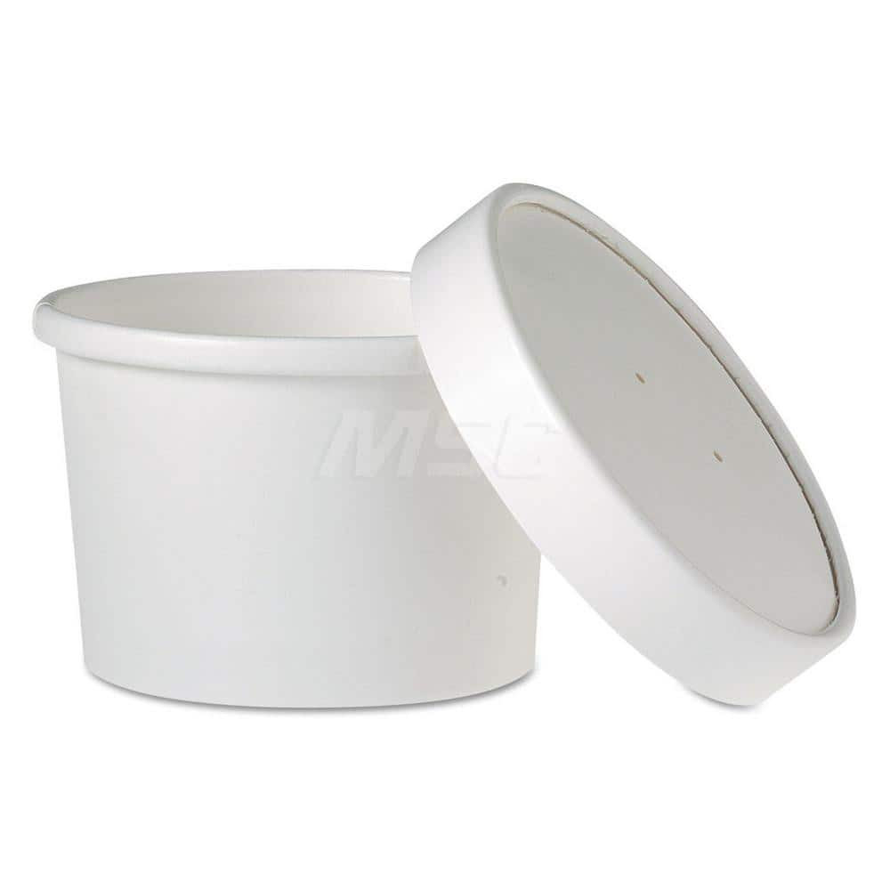 DART SCCKHSB8AWH Food Storage Container: Round, Flat Lid