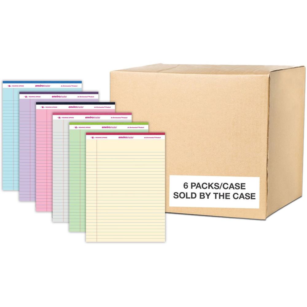 Roaring Spring Paper Products Roaring Spring 74221cs Roaring Spring EnviroShades Legal Pad