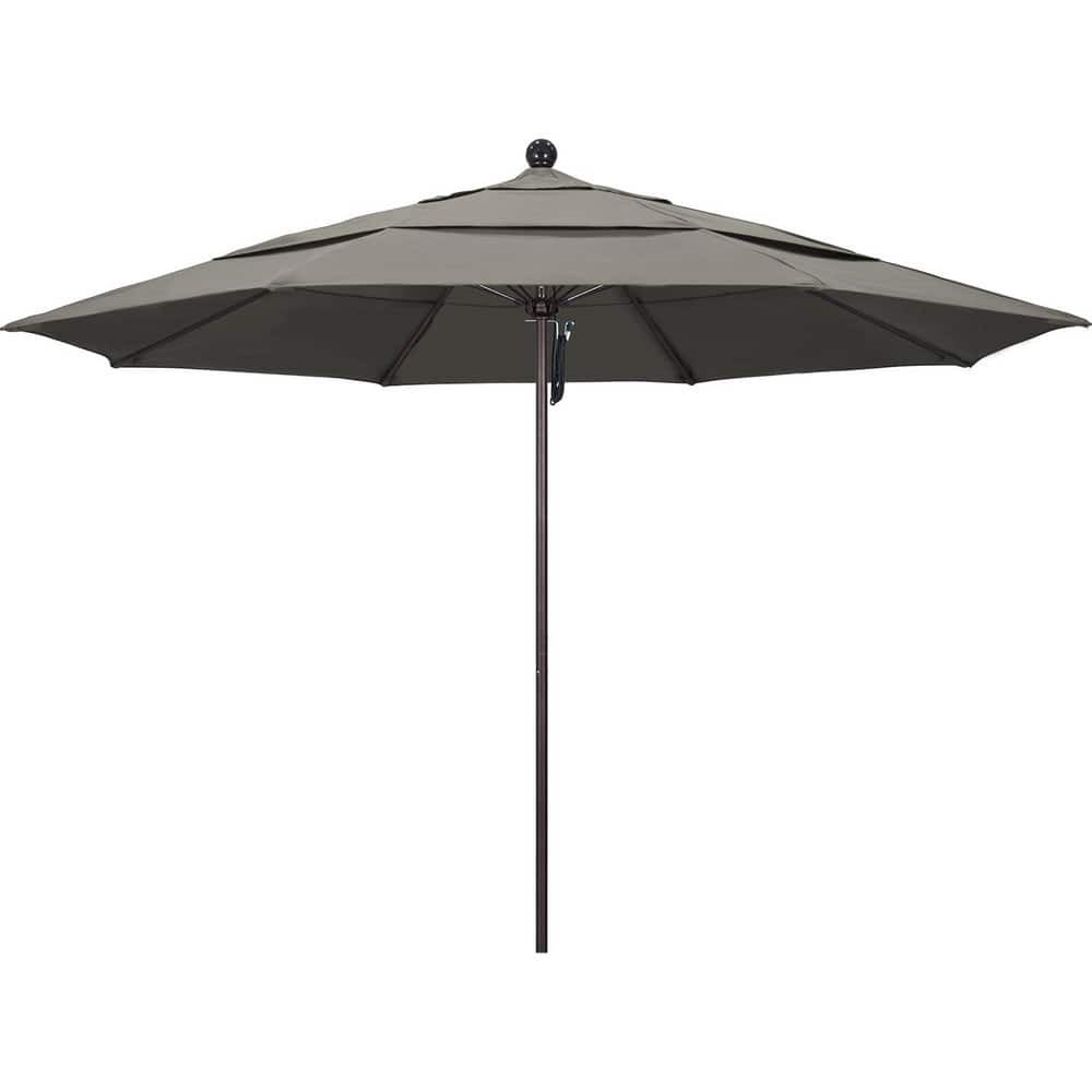 California Umbrella 194061619384 Patio Umbrellas; Fabric Color: Taupe ; Base Included: No ; Fade Resistant: Yes ; Diameter (Feet): 11 ; Canopy Fabric: Pacifica