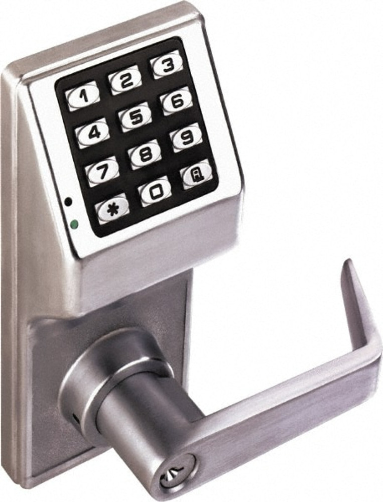 Alarm Lock DL2700WP US26D Combination Entry with Key Override Lever Lockset for 1-5/8 to 1-7/8" Thick Doors