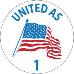 AccuformNMC 25 Qty 1 Pack United As 1, Hard Hat Label HH62