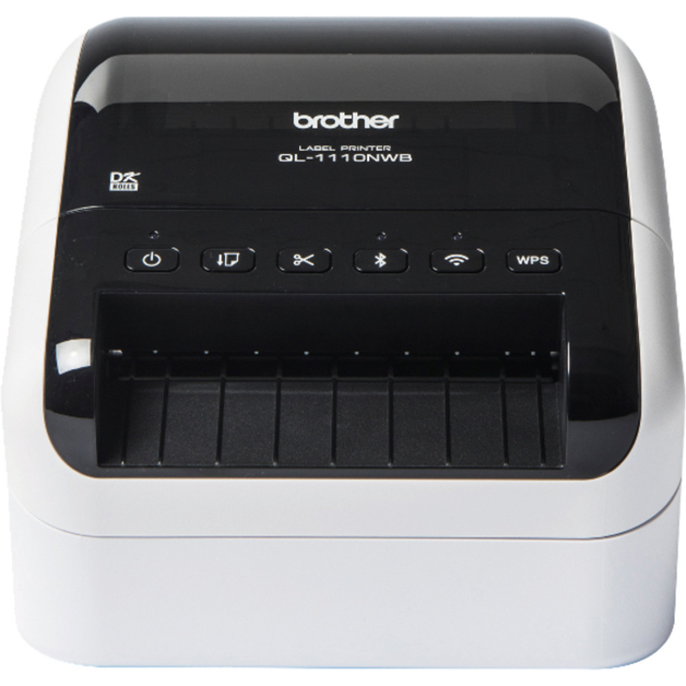 Brother Industries, Ltd Brother QL-1110NWB Brother QL-1110NWB Desktop Direct Thermal Printer - Monochrome - Label Print - USB - Bluetooth - Wireless LAN