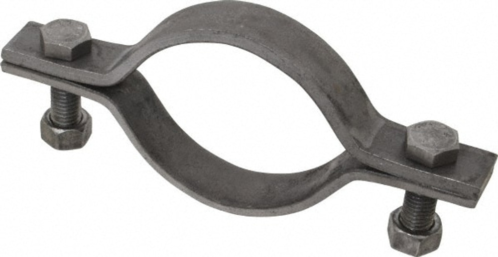 Empire 212B0300 Standard Pipe Clamp: 3" Pipe, 3-1/2" Tube, Carbon Steel, Black