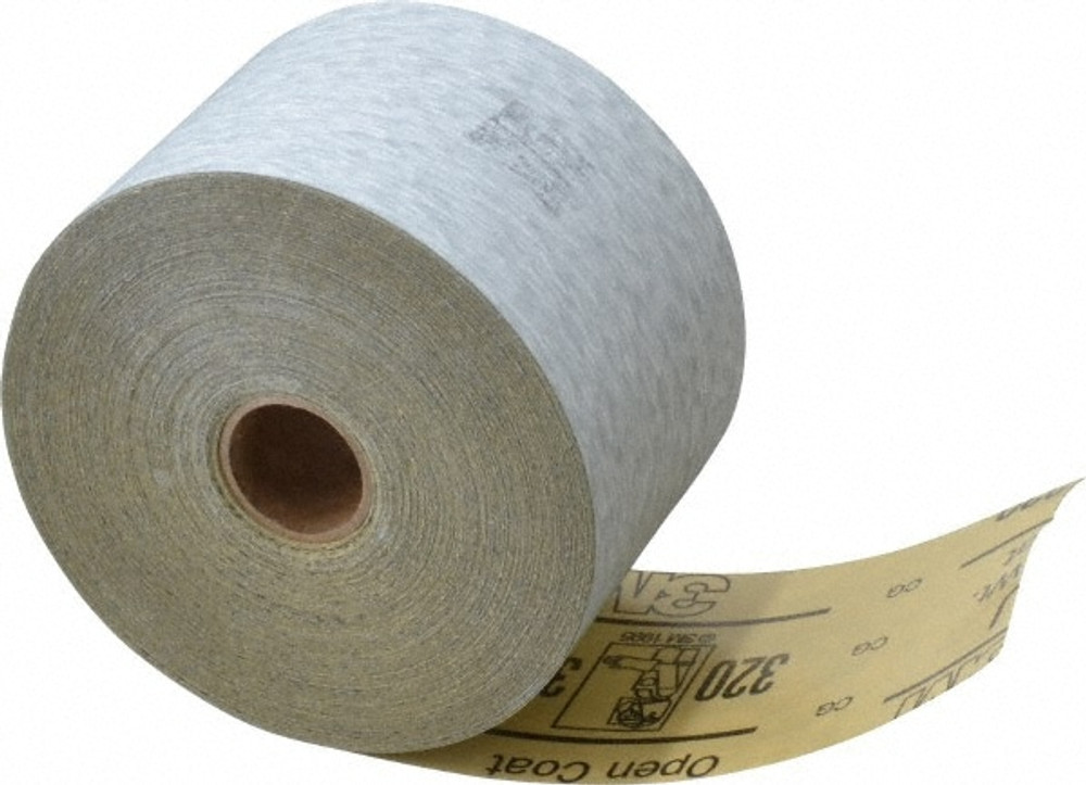 3M 7000119253 Adhesive Back Sanding Sheet: Silicon Carbide, 320 Grit, 2-3/4" Wide, 50 yd Long